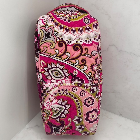 Vera Bradley - Very Berry Paisley - Double Zip Cosmetic Bag - Retired Pattern - Picture 4 of 6